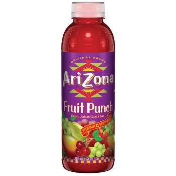 ARIZONA BOTTLE FRUIT PUNCH..24/20OZ (P.P.$1.00)