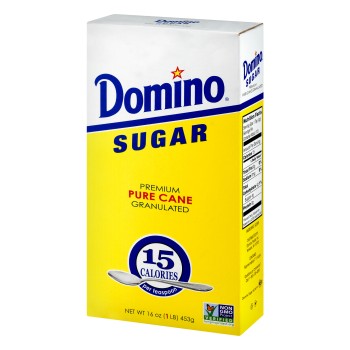 DOMINO SUGAR 1LBS BOX.