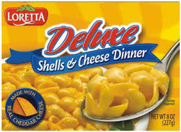 DELUXE SHELLS & CHEESE DINNER 8OZ. BOX
