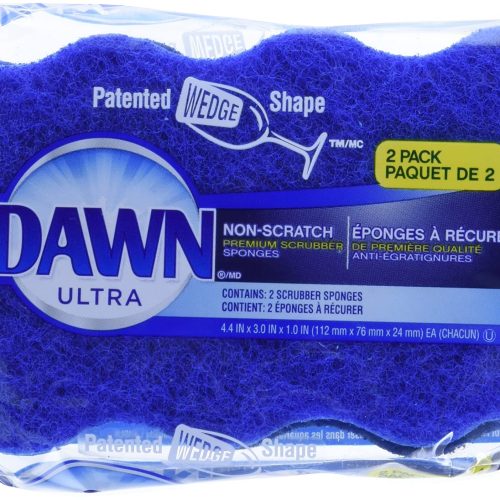 DAWN ULTRA NON SCRATCH SPONGE 2PK.