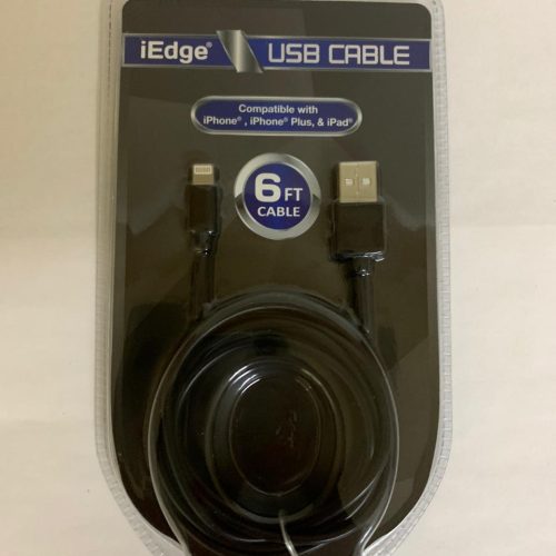 I EDGE I PHONE CABLE ROUND (E-290) ASST.6FT. 1CT.