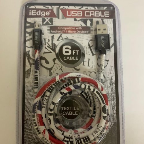 I EDGE MICRO CABLE 6FT. (E-601) 1CT.