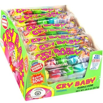 CRY BABY SOUR GUM 36CT. BOX