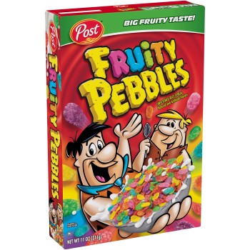FRUITY PEBBLES CEREAL 11OZ. BOX