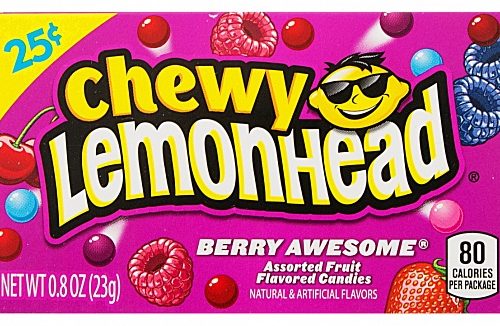 CHEWY LEMONHEAD BERRY AWESOME 24CT BOX ( P.P. $0.25 )