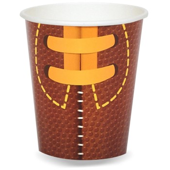 FOOTBALL GAME TIME CUPS 9OZ./8CT.