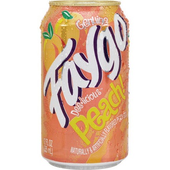 FAYGO PEACH 24/12OZ. CANS