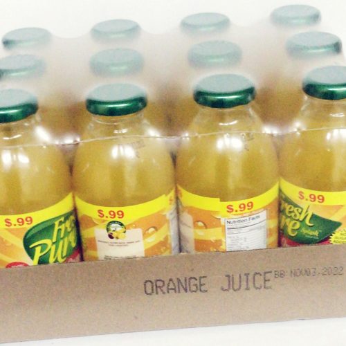 FRESH & PURE JUICE ORANGE P.P. 99 12/16OZ.