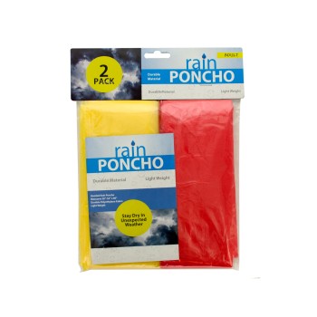 RAIN PONCHO 2PK.