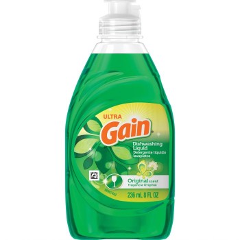 GAIN DISH DETERGENT ORIGINAL 8OZ.