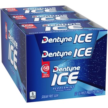 DENTYNE ICE PEPPERMINT 12CT.