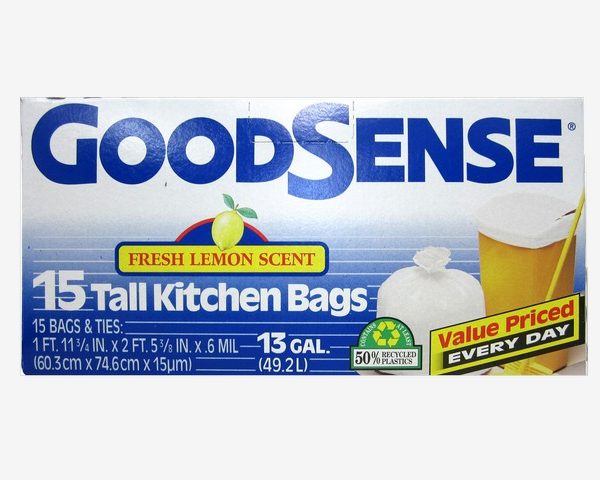 GARBAGE BAGS GOOD''N TUFF LEMON SCENT 13GAL 15CT