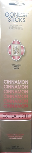 GONESH INCENSE CINNAMON 4PK.