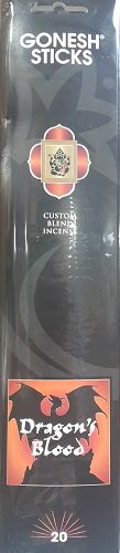GONESH INCENSE DRAGON'S BLOOD 20CT. - 4PK.