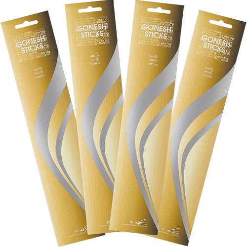 GONESH INCENSE EVERYDAY VANILLA 4PK. (EXTRA RICH)