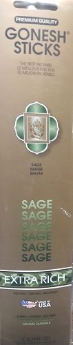 GONESH INCENSE SAGE 20CT. - 4PK.