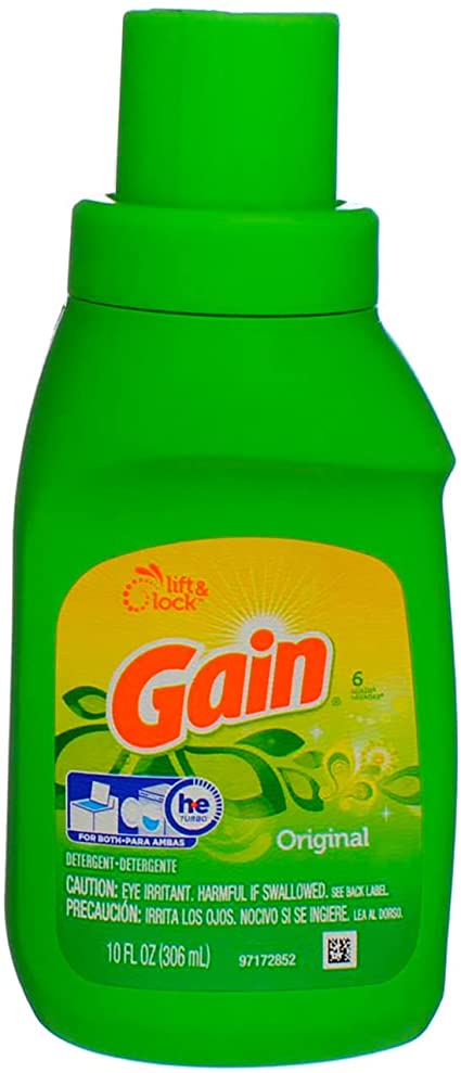 GAIN LIQUID DETERGENT ORIGINAL 10OZ.