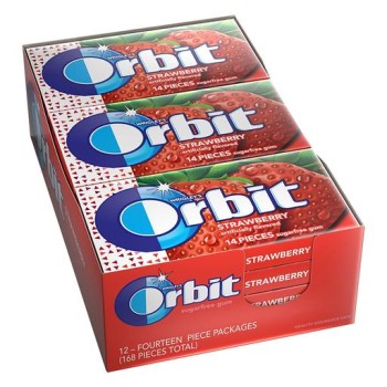 ORBIT STRAWBERRY 12CT.
