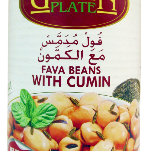 GOLDEN PLATE FAVA BEANS W/CUMIN 454G. CAN
