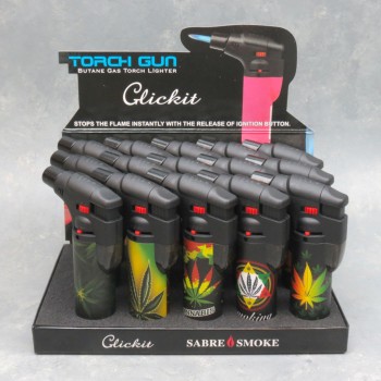 CLICKIT LEAF SINGLE TORCH DISPLAY (GT-016B) 15CT.