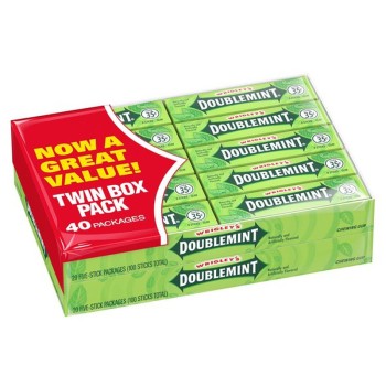 WRIGLEY'S DOUBLEMINT P.P. 40CT.BOX