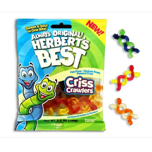 PEG BAG HERBERT'S BEST CRISS CRAWLERS 1CT.