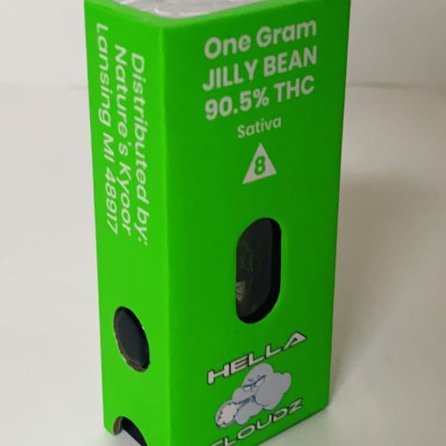 HELLA CLOUDZ D8- JILLY BEAN CARTRIDGES 1CT.