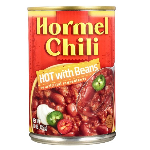 HORMEL CHILI HOT W/BEANS 15OZ.CAN