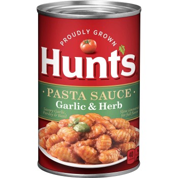 HUNT'S PASTA SAUCE GARLIC & HERBS 24OZ. CAN