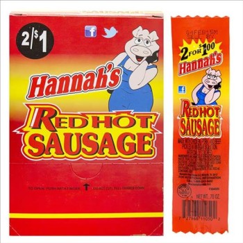 HANNAHS SAUSAGE BEEF&CHICKEN  2/$1 50CT. BOX