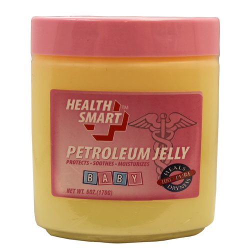 HEALTH SMART BABY PETROLEUM JELLY (PINK) 6OZ. JAR