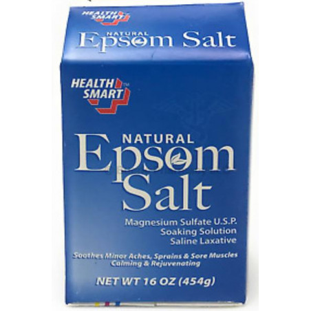 HEALTH SMART EPSOM SALT 16OZ. BOX