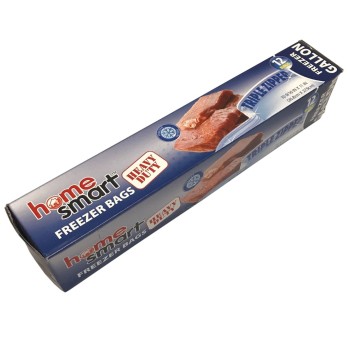 HOME SMART FREEZER BAG GALLON 12CT. BOX