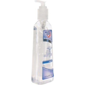 HEALTH SMART HAND SANITIZER W/PUMP 8OZ. BTL