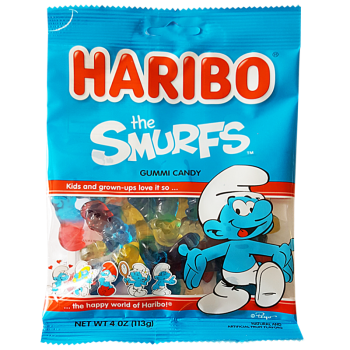 HARIBO SMURFS 4OZ. BAG