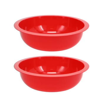 HOME SMART PLASTIC BOWLS ASST. COLORS 2CT.