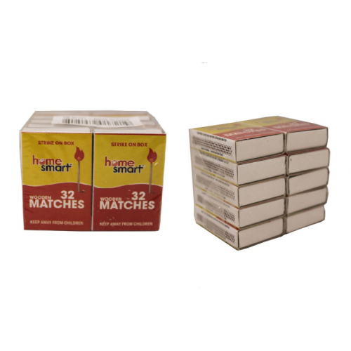 HOME SMART WOODEN MATCHES 10PK.