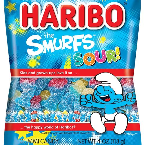 HARIBO SOUR SMURFS 4OZ. BAG