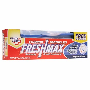 H.S TOOTHPASTE W/BRUSH REGULAR 6.4OZ.
