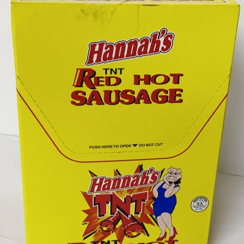 HANNAH'S TNT SAUSAGE BEEF $.99 24CT. BOX