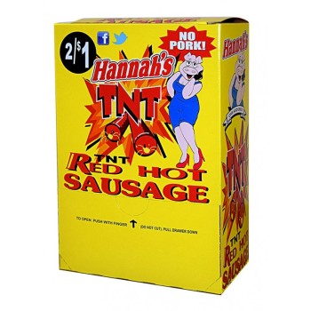 HANNAHS TNT SAUSAGE BEEF 2/$1 50CT. BOX