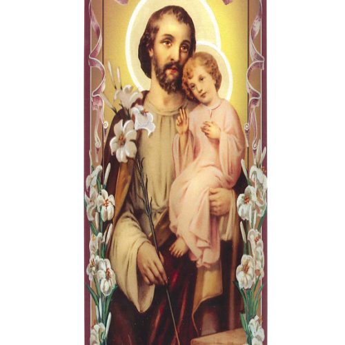 RELIGION CANDLE SAINT JOSEPH