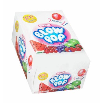 CHARM BLOW POP ASSORTED 100CT. BOX