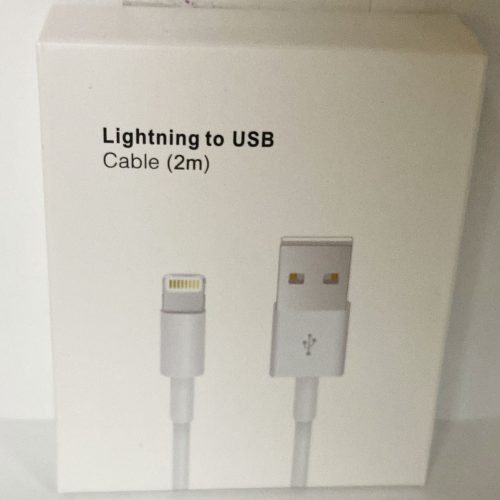 IPHONE LIGHTNING USB CABLE (2M) 1CT. BOX.