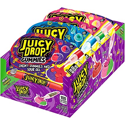 TOY CANDY JUICY DROP GUMMIES 16CT. BOX