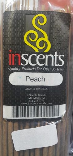 IN-SCENTS JUMBO STICKS PEACH 50 STICKS