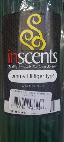 IN-SCENTS JUMBO STICKS TOMMY HILL 50 STICKS
