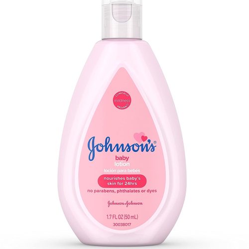 JOHNSON AND JOHNSON BABY LOTION 1.7OZ. BOTTLE.