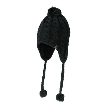 WINTER HAT TIE DOWN BLACK 12CT