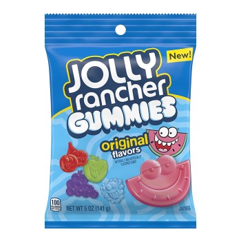 JOLLY RANCHER GUMMIES 5OZ. BAG.